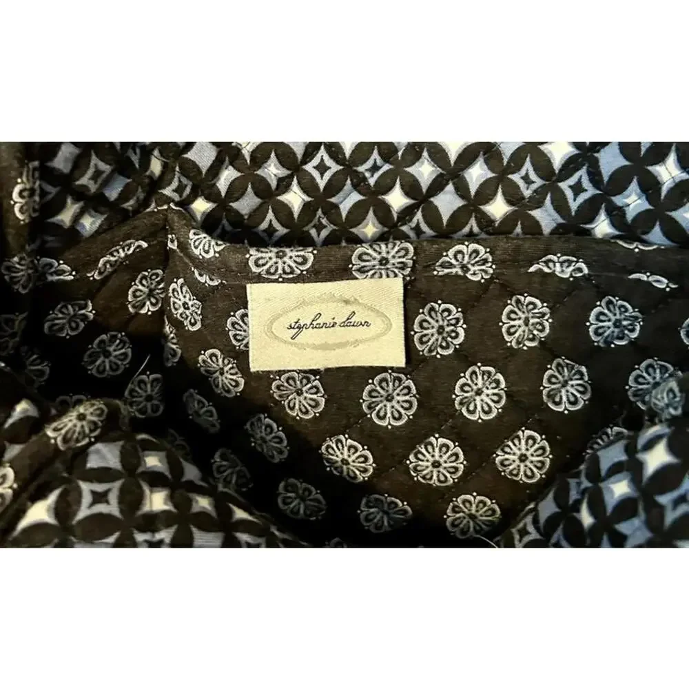 Stephanie Dawn Black and White‎ Patterned Hiking Backpack